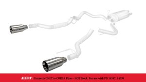 Ford F-150 Raptor Performance Exhaust - CORSA Performance - Tip Kit - Satin Polished - `17-`20